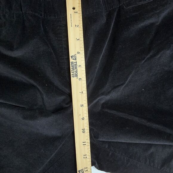 J. Jill Dress Corduroy Pants 16 Black Lightweight Pull On Stretch Classic NWT - Picture 7 of 10
